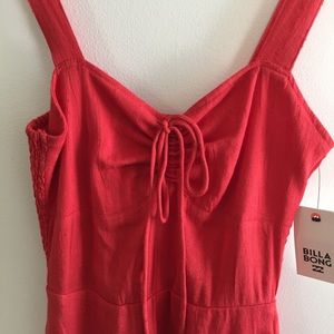 Billabong cherry red dress